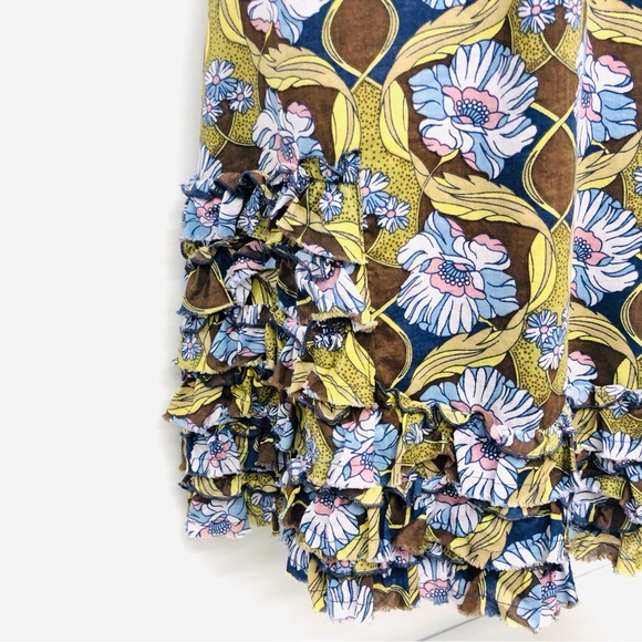 Free People Floral V-neck Dress - Picture 6 of 16